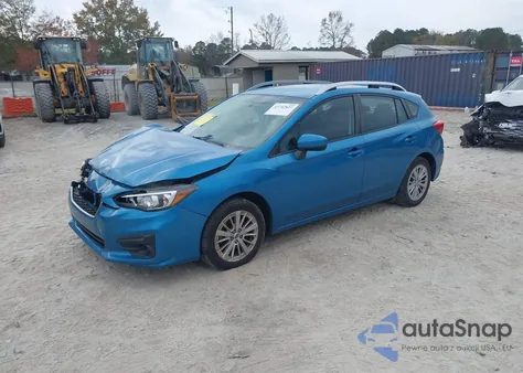 2017 Subaru Impreza 2.0I Premium z USA, uszkodzony, nr VIN 4S3GTAB69H3736541